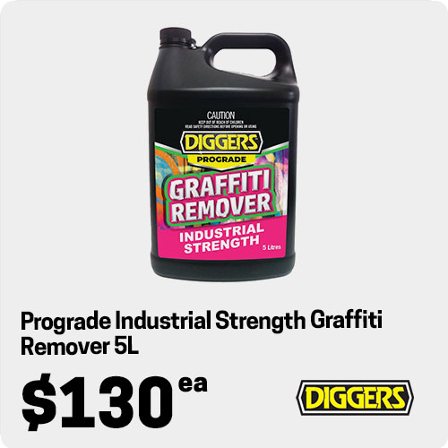 Diggers - Pro Grade - Graffiti Remover - Industrial Strength - 5L